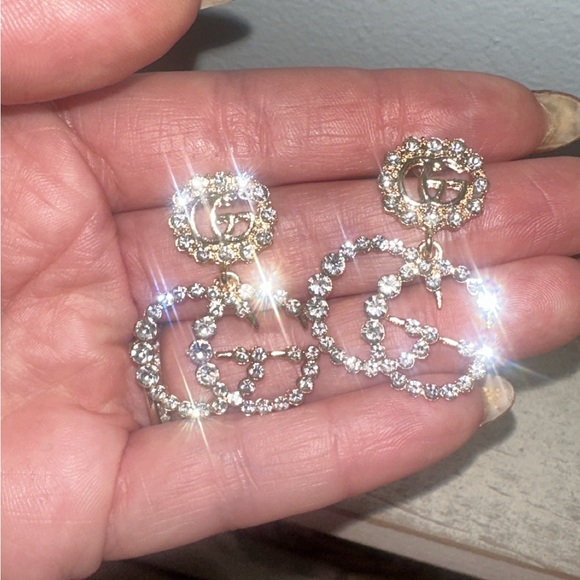 Gucci crystal accent earrings - Picture 2 of 2